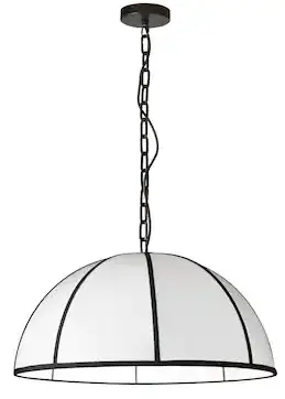 Dainolite-PTO-261P-MB-BW-Portobello-Black-Modern-Contemporary-Dome-Pendant-Light-PRO