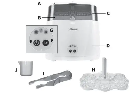 Dr Brown's AC045 Deluxe Electric Sterilizer-1