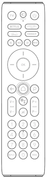 tech4home STREAMER V3 BLE Remote Control - Figure 1