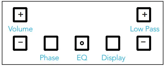 DEFINITIVE TECHNOLOGY DESCEND DN15 - amplifier panel