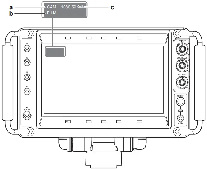 Panasonic AK HVF100G 9 Inch LCD Color Viewfinder - Figure 11