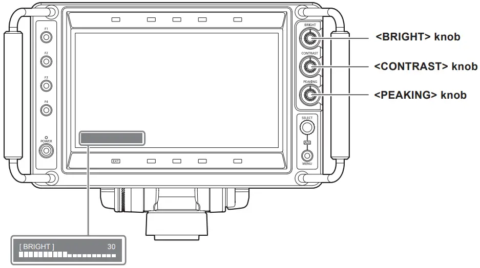 Panasonic AK HVF100G 9 Inch LCD Color Viewfinder - Figure 12