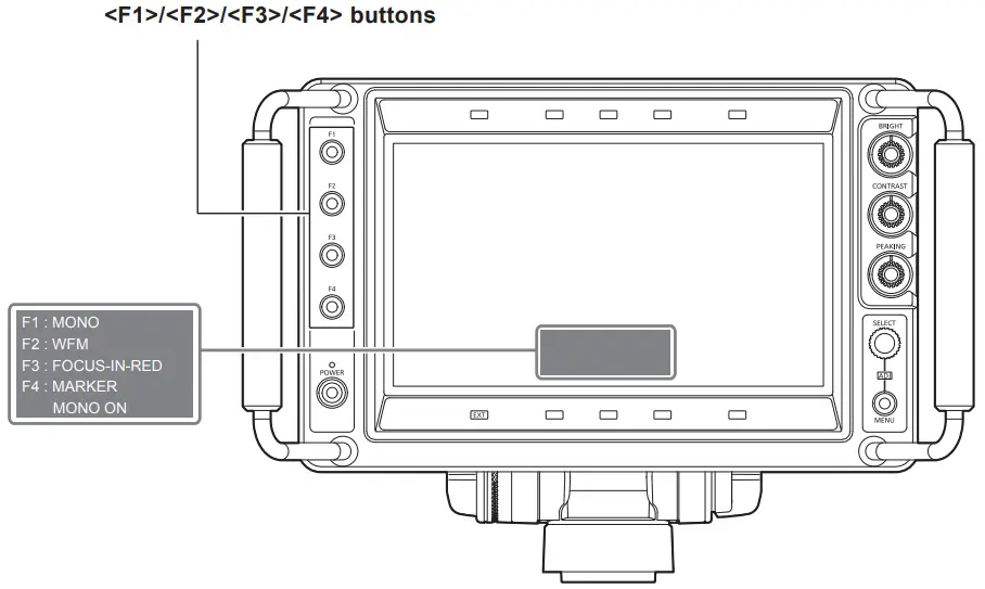 Panasonic AK HVF100G 9 Inch LCD Color Viewfinder - Figure 13