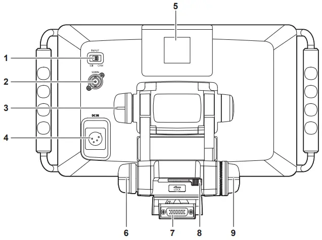 Panasonic AK HVF100G 9 Inch LCD Color Viewfinder - Figure 3