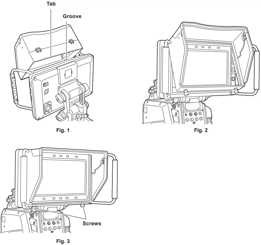 Panasonic AK HVF100G 9 Inch LCD Color Viewfinder - Figure 7