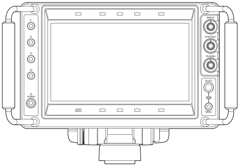 Panasonic AK HVF100G 9 Inch LCD Color Viewfinder