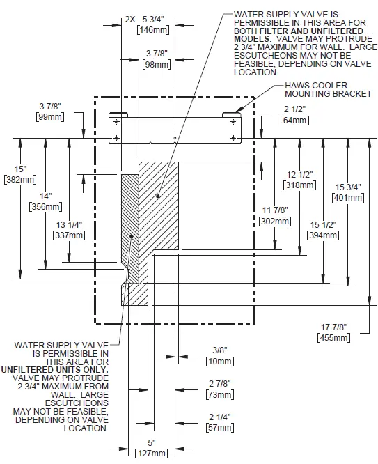 Haws-1201SF-Wall-Mount-ADA-Filtered-Water-Cooler-FIG-13