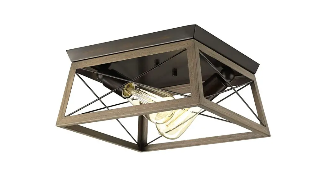 Progress Lighting P350236-31 One-light Aged Bronze Modern Farmhouse Flush Mount Instruction Manual