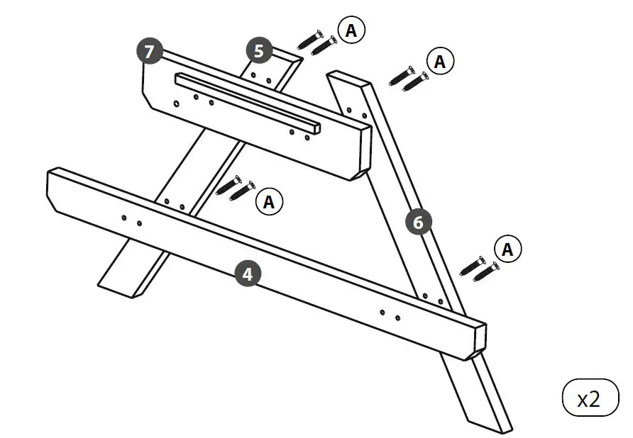 SUNNY Dual Top 2.0 Sand & Water Picnic Table-fig-4