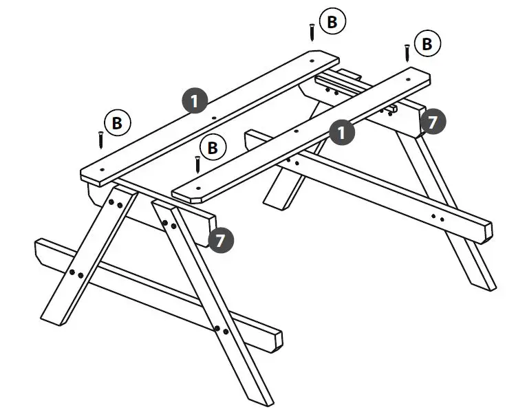SUNNY Dual Top 2.0 Sand & Water Picnic Table-fig-5