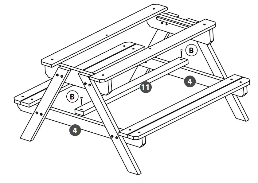SUNNY Dual Top 2.0 Sand & Water Picnic Table-fig-7