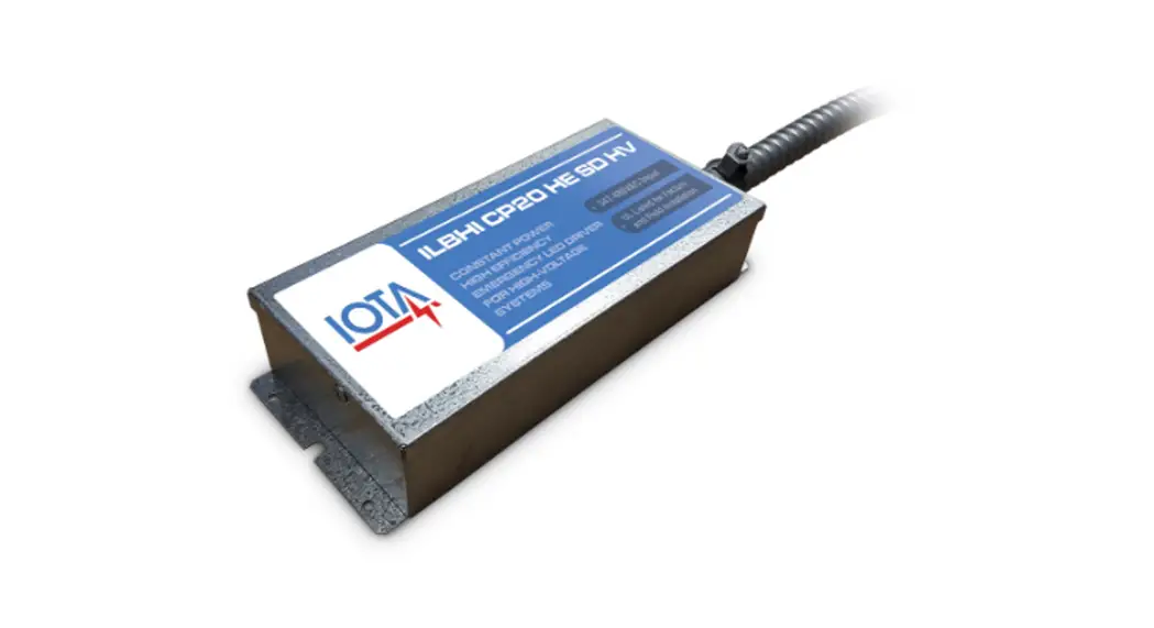Iota Ilb2h Cp15 He Sd Hv Emergency Led Driver Instruction Manual