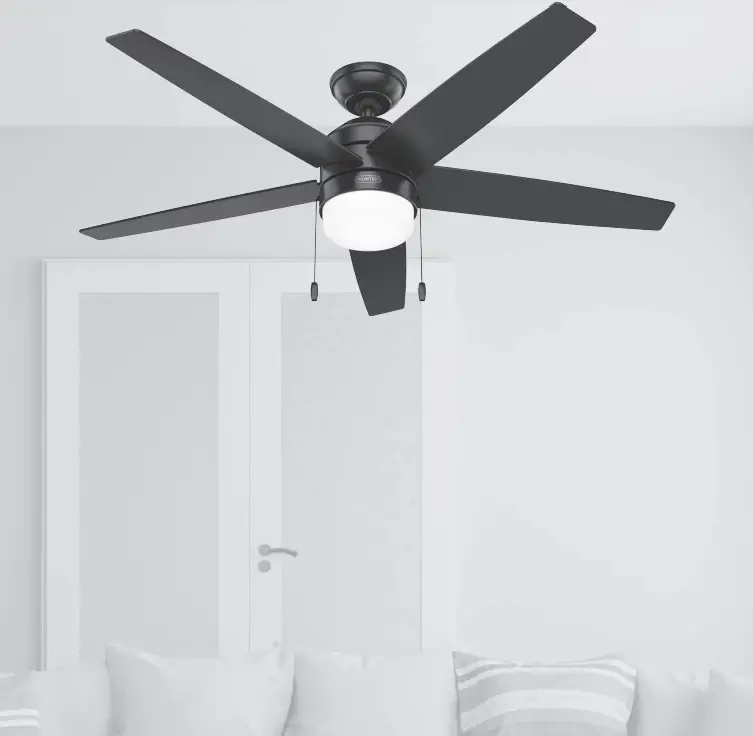 Hunter 52491 52 Inch Bardot LED Light Fan - fig 1