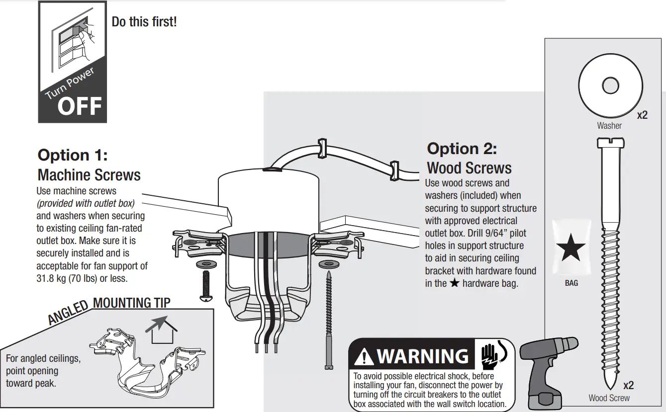 Hunter 52491 52 Inch Bardot LED Light Fan - fig 11