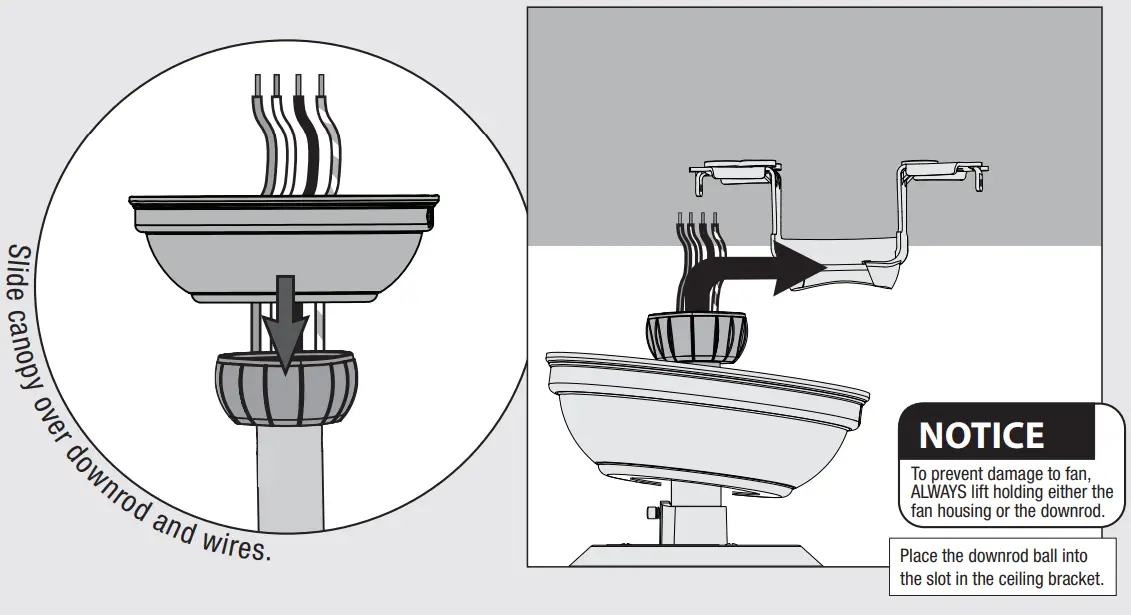 Hunter 52491 52 Inch Bardot LED Light Fan - fig 13