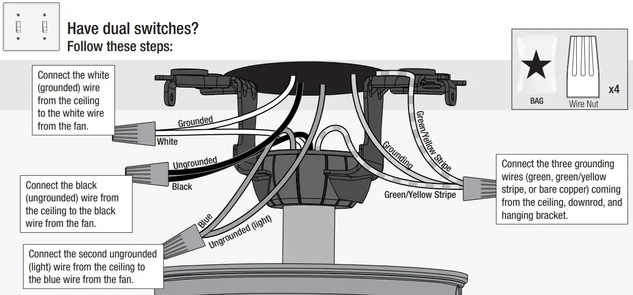 Hunter 52491 52 Inch Bardot LED Light Fan - fig 15