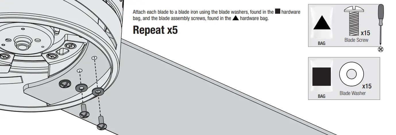 Hunter 52491 52 Inch Bardot LED Light Fan - fig 17