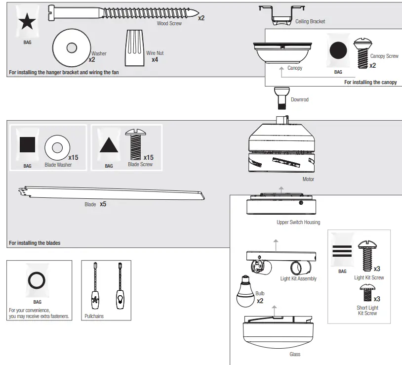 Hunter 52491 52 Inch Bardot LED Light Fan - fig 4