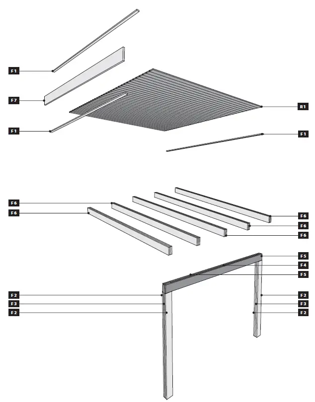 Karibu Garden House Noorvik Extension Roof 3