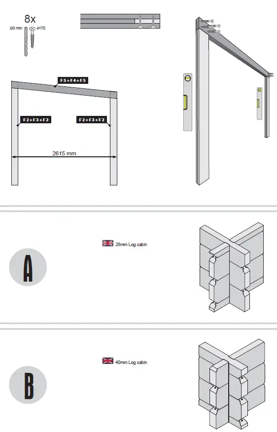 Karibu Garden House Noorvik Extension Roof 7