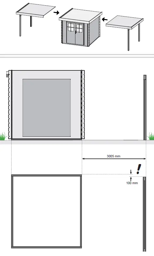 Karibu Garden House Noorvik Extension Roof 8