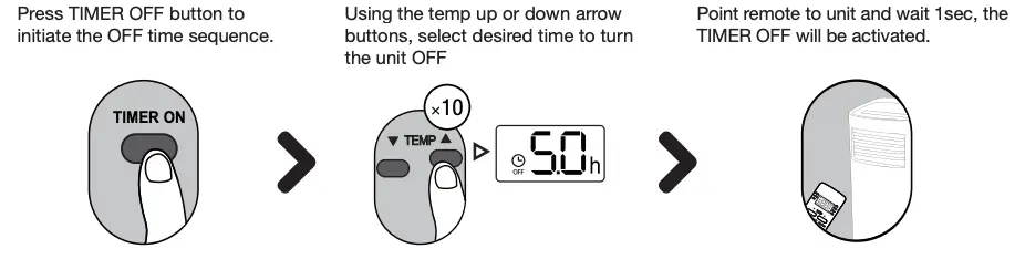 TIMER OFF setting