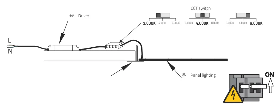 LED-s-light-Ceiling-Inset-01-Panel-Lighting-Mounting-Pattern-Instruction-FIG-33