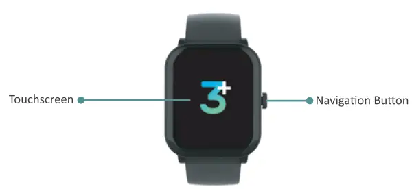 3Plus VIBE LITE BT Smart Watch - fig 1