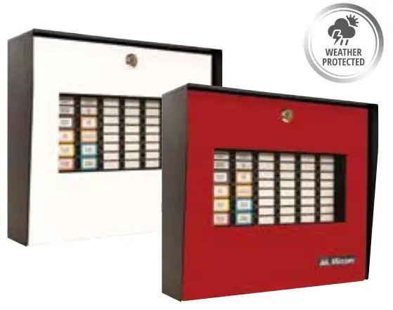 Mircom FLEXNET-MNS Intelligent Fire Alarm and Emergency Communications Network - BB-1001WP(R)A – Outdoor Weather Protected Enclosure