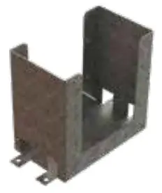 Mircom FLEXNET-MNS Intelligent Fire Alarm and Emergency Communications Network - M500-BK2 Module Mounting Bracket