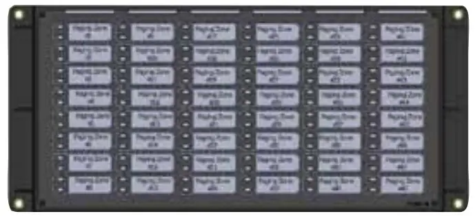 Mircom FLEXNET-MNS Intelligent Fire Alarm and Emergency Communications Network - QAZT-5348DS Zoned Paging and Telephone Selector Module