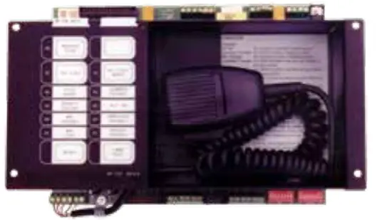 Mircom FLEXNET MNS Intelligent Fire Alarm and Emergency Communications Network - QMP 5101N Network Master Paging Control Module