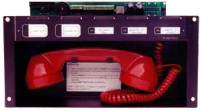Mircom FLEXNET-MNS Intelligent Fire Alarm and Emergency Communications Network - QMT-5302N Network Master Firefighters’ Telephone Control