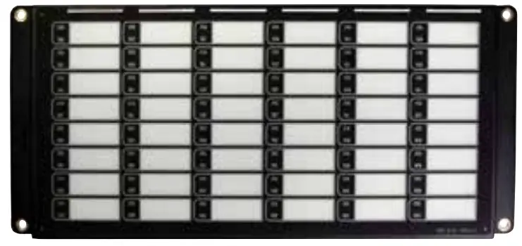 Mircom FLEXNET-MNS Intelligent Fire Alarm and Emergency Communications Network - RAX-1048TZDS Programmable LED Annunciator Module