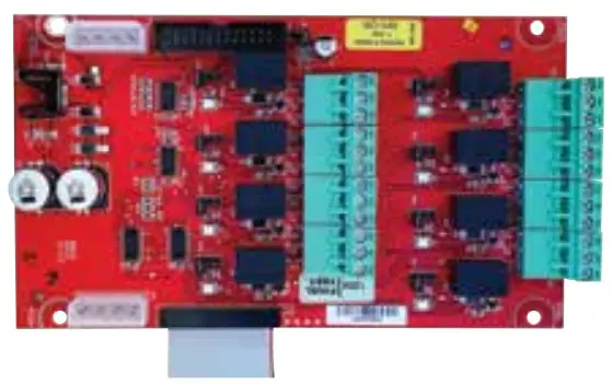 Mircom FLEXNET-MNS Intelligent Fire Alarm and Emergency Communications Network - RM-1008A Eight Relay Circuit Module