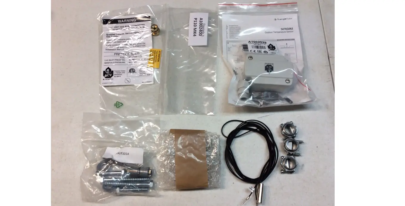 Triangle Tube Psrkit91 Service Kit For Prestige 175 Boilers Instructions