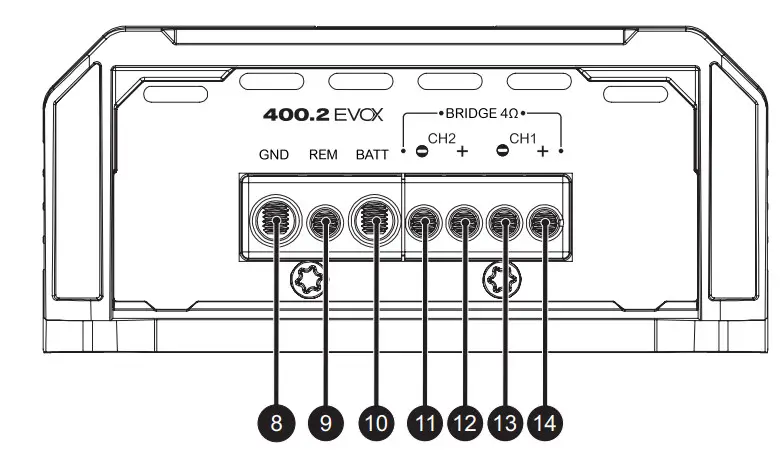 SOUNDIGITAL Evo Series 400.2S 2ch Full-Range Amplifier - figure 10