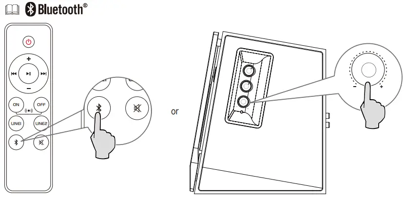 EDIFIER R1700BTs Active Speaker - Bluetooth Mode