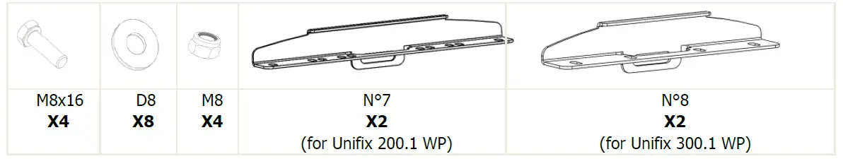 UNITECK UNIFIX Reclining Arch Mounting Bracket 14