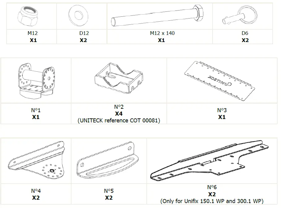 UNITECK UNIFIX Reclining Arch Mounting Bracket 4