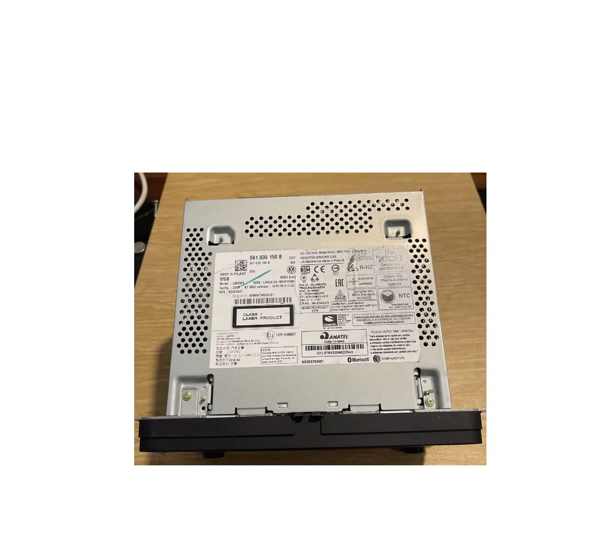 Anatel 100 Br Automotive Head Unit User Guide Anatel 100 Br Automotive Head Unit User Guide