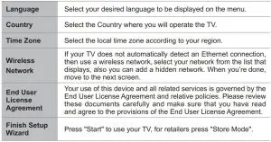 FIG 19 Turning the TV on for the First Time