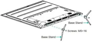 FIG 4 Installing the Stand