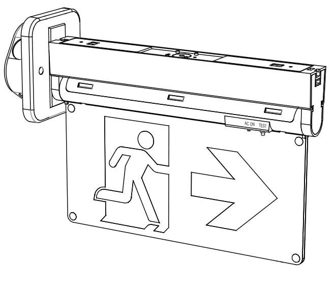 Simply VO-115RM-SP Slim Running Man Emergency Light