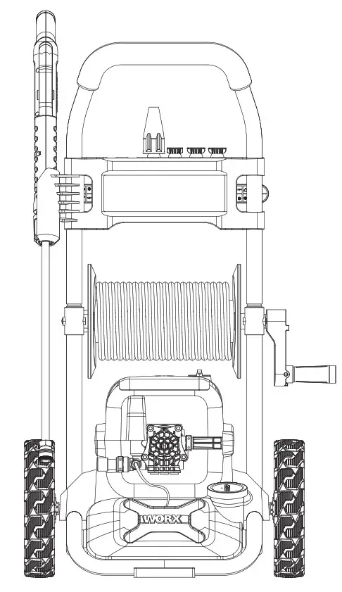 WG607 Electric Pressure Washer-- LOG