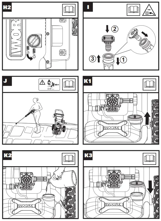 WG607 Electric Pressure Washer-- Washer-