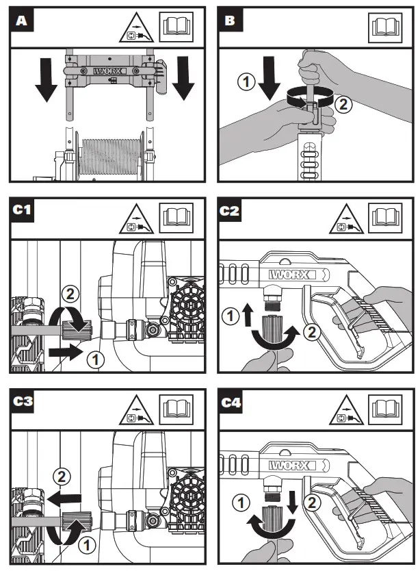 WG607 Electric Pressure Washer-- Washer-a