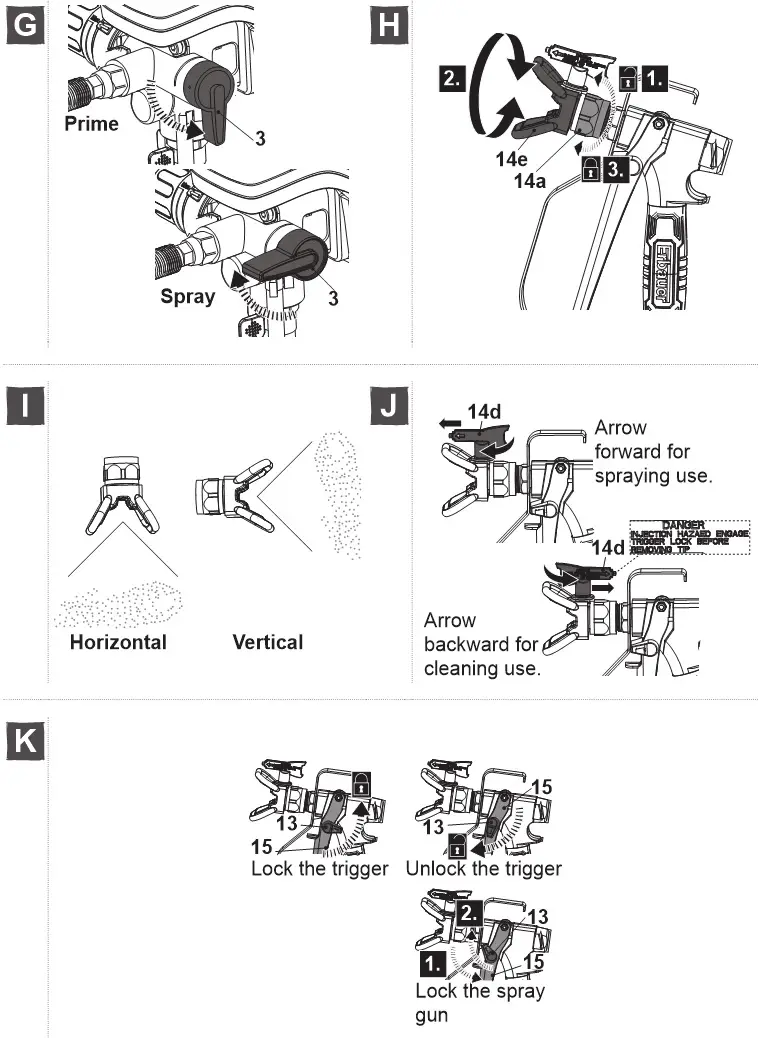 Kingfisher Erbauer EAPS600 Airless Paint - Product Description (Fig. G-K)