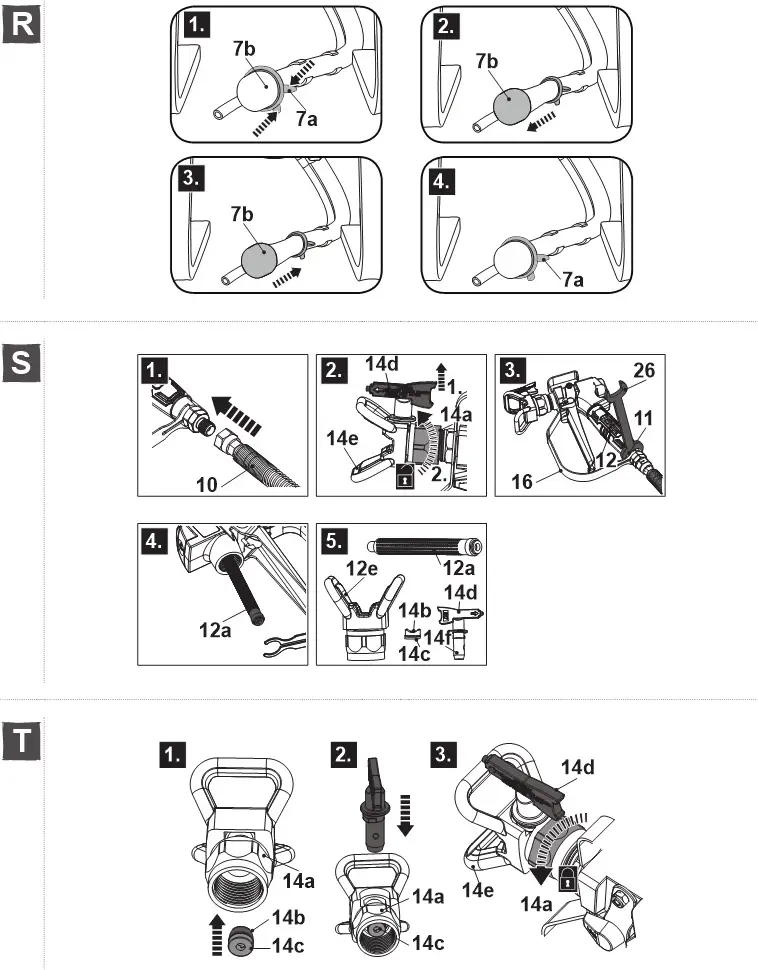 Kingfisher Erbauer EAPS600 Airless Paint - Product Description (Fig. R-T)
