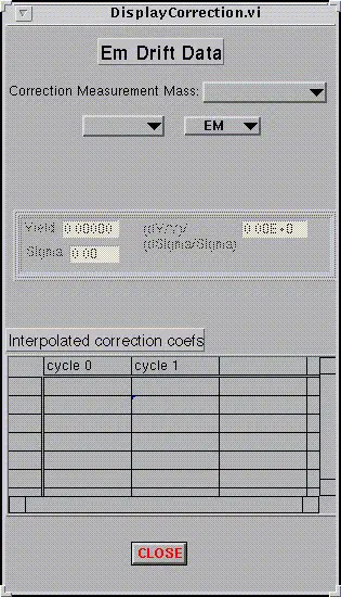 Display EM Correction box